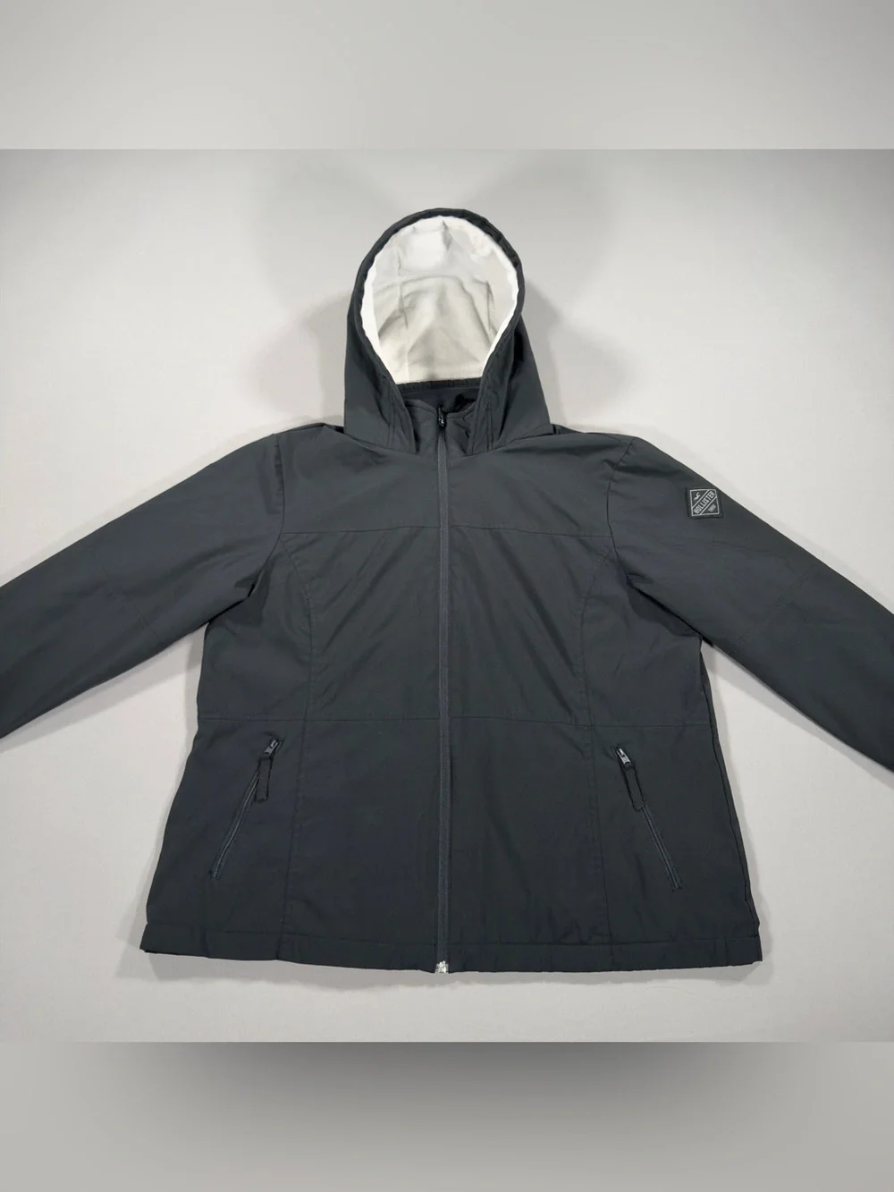 Hollister California Women's Hooded All-Weather Jacket Black Size XXL